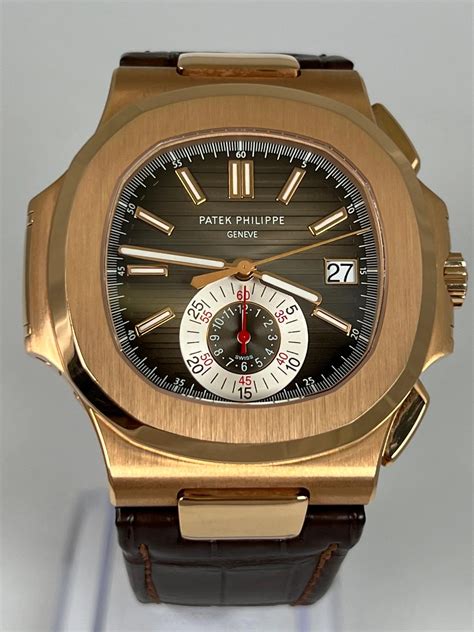 The Patek Philippe Nautilus Flyback Chronograph Rose Gold 